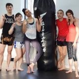 Lotus Members Doing Muay Thai in Toronto