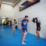 Muay Thai Padwork at Lotus Fitness Toronto
