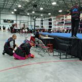 Cory Liu Muay Thai Fight in Toronto Lotus Fitness Entering Ring