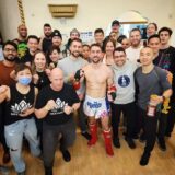 Lotus Members Celebrate Phillip Kalicki Muay Thai Fight Win