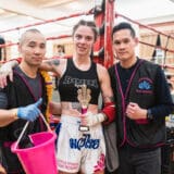 Charles Chen, Fehn Foss, Cory Liu Celebrate Win at Muay Thai Fight Toronto